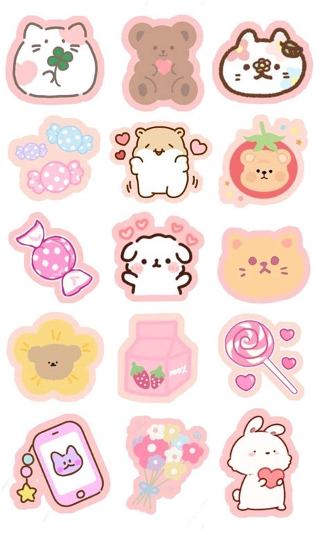 Pin De 🍒kimi Vázquez🍒 En •deco Stickers• 💕 Pegatinas Bonitas Pegatinas Kawaii Pegatinas