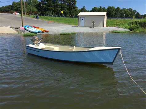 Harkers Island Skiff W Mercury Kiekhaefer Mark 28 And Cox Trailer For