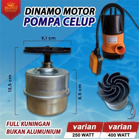 Jual Dinamo Motor Pompa Air Celup Watt Kuningan Submersible Pump