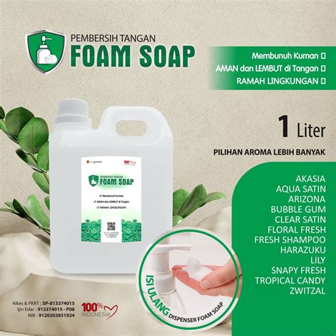 Jual Sabun Cuci Tangan Foam 1 Liter Hand Soap Foam Cuci Salju Aroma