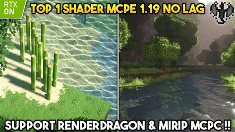 SLEBEW TOP 1 SHADER MCPE 1 19 REALISTIC NO LAG SUPPORT RAM 1 2