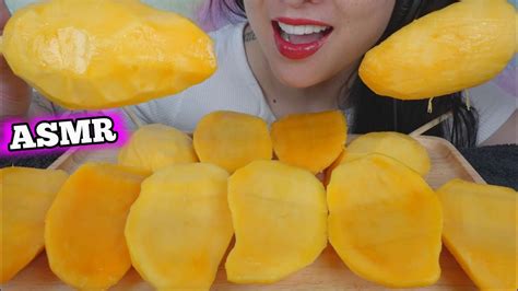 Asmr Mango Party Eating Sounds No Talking Sas Asmr Youtube