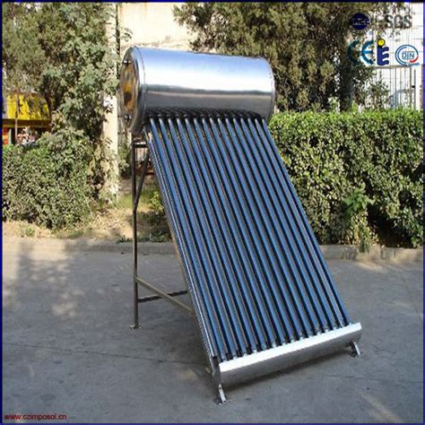 Nonpressure Stainless Steel Solar Water Heater China Stainless Steel