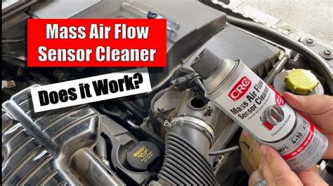 Crc Mass Air Flow Maf Sensor Cleaner Review Land Rover Lr4 P010b Youtube