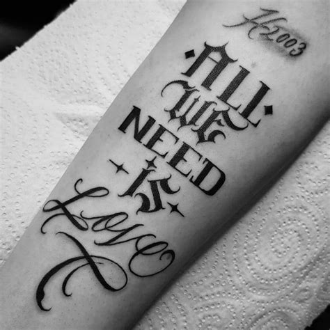 101 Best All We Need Is Love Tattoo Ideas That Will Blow Your Mind