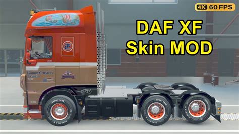 ETS2 Mod 1st Look DAF XF Euro 6 Ronny Ceusters Skin Pack By