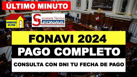 Fonavi Devoluci N Lo Ltimo Consulta Con Dni Tu Fecha De Pago Hay