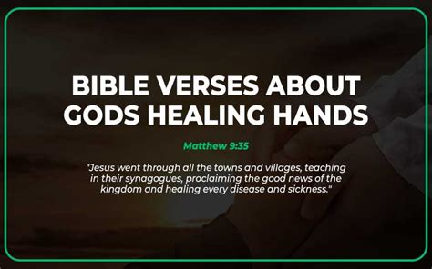 21 Bible Verses About Gods Healing Hands (With Commentary) - Scripture ...