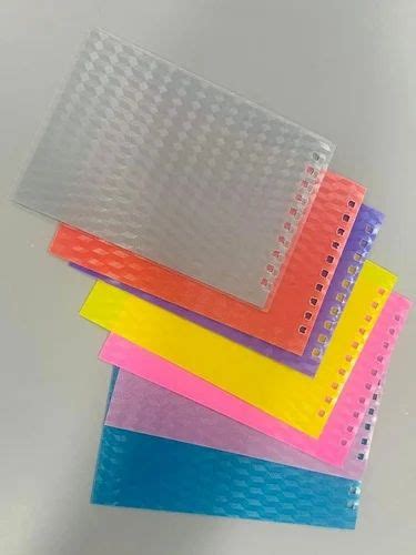 Pet Super Diamond Spiral Book Binding Sheet Packaging Size A