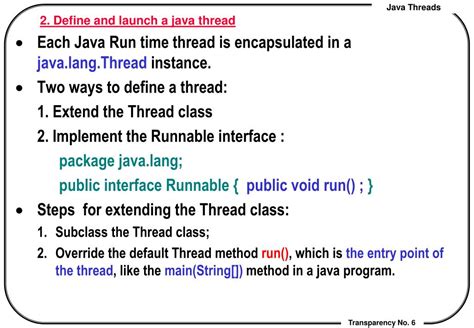 Ppt Lecture 7 Java Threads Powerpoint Presentation Free Download