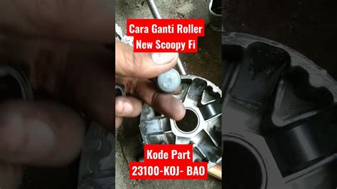 Pasang Roller Yang Benar New Scoopy Fi Kode Part Koj Bao Youtube