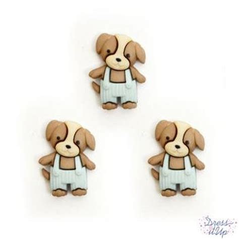 Dog Buttons Puppy Forever Friends Shank Flat Back Choice Jesse Etsy