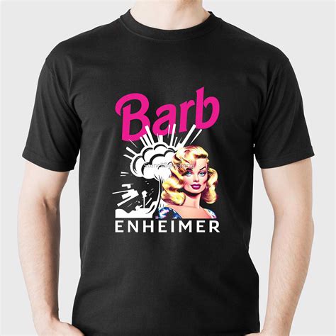 Barbenheimer Barbie Oppenheimer 2023 Pink And White T Shirt Shibtee