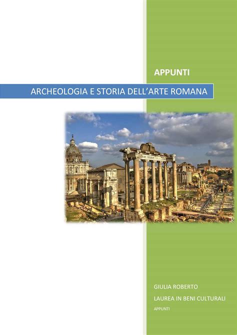 Argomenti Di Archeologia E Storia Dell Arte Romana