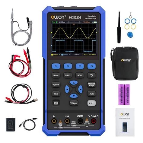 Hds2202 Oscilloscope Numérique 2 En 1 Avec Écran Lcd Professionnel Mini