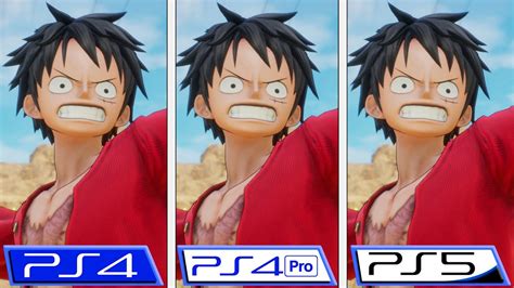 One Piece Odyssey Ps Ps Pro Ps Graphics Comparison