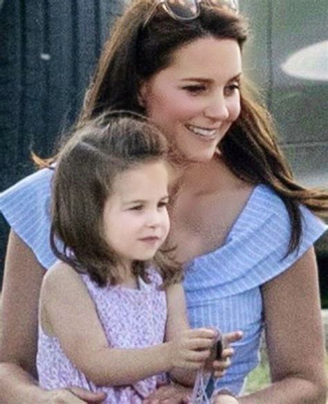 HRH Duchess Catherine Of Cambridge With Her Daughter Princess Charlotte