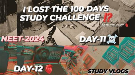 Days Study Challenge Day Neet Aspirant Study Vlog