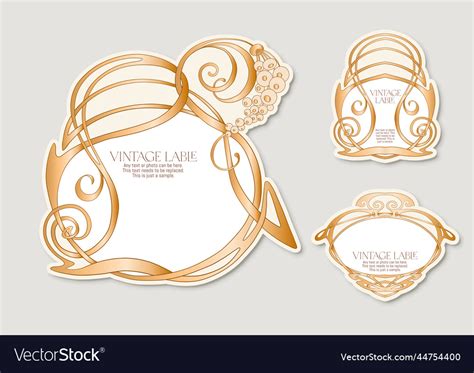 Decorative Ornament Border Frame Template Vector Image