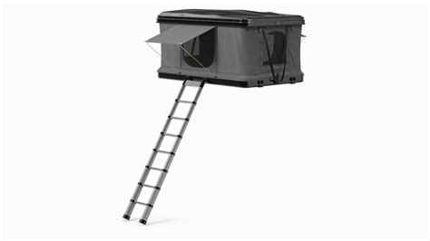 3d Model Rooftop Car Tent Grey Unfolded Turbosquid 2206808