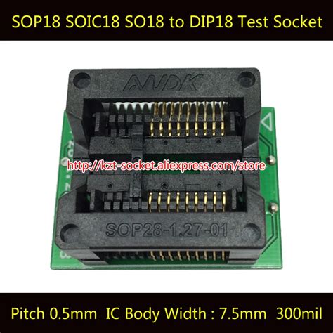 Free Shipping Sop Soic So To Dip Programming Socket Pitch