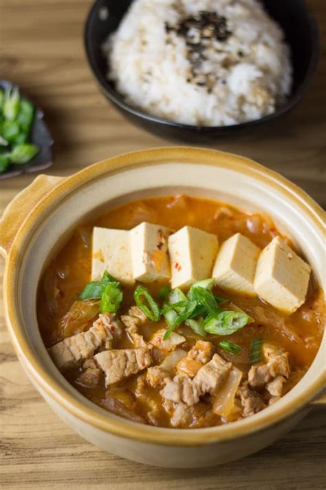 Kimchi Stew With Pork Belly And Tofu Salu Salo Recipes