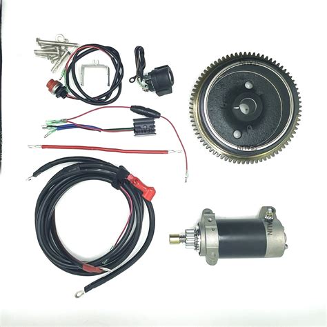 Kit De Conversi N De Arranque El Ctrico Para YAMAHA F15 15HP Modelo De