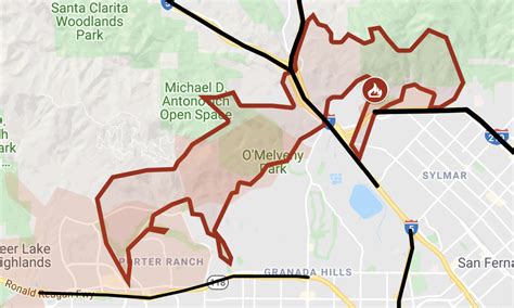 Santa Clarita Fire Map | Zone Map