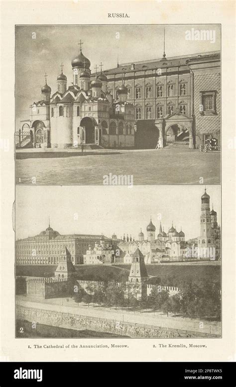 RUSSIA The Cathedral Of The Annunciation Moscow The Kremlin Moscow