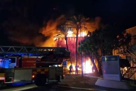 Brand Im Hafen Von Marbella Costa Del Sol ONline