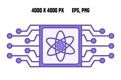 Colored Quantum Computing Icon Graphic by YuliDor · Creative Fabrica