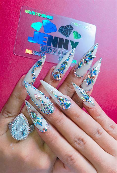 The Story Behind Cardi B's Crystal Acrylic Nails at The 2018 Grammy Awards | Vogue