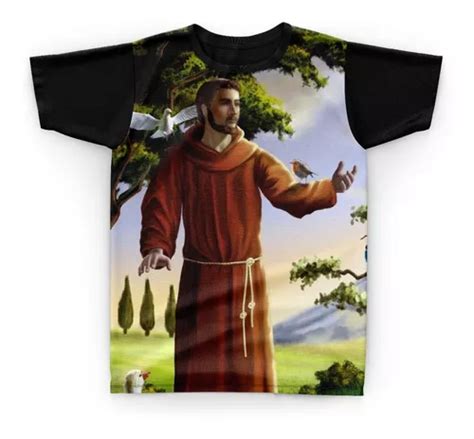 Camiseta Camisa São Francisco De Assis Frade Católico M22