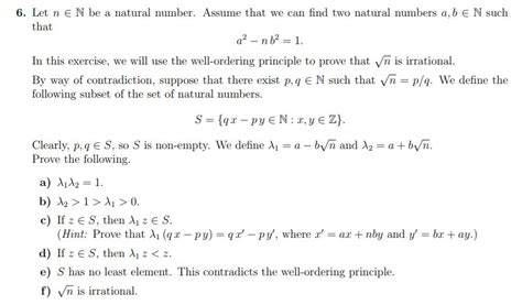 Solved Let N E N Be A Natural Number Assume That We Can Chegg