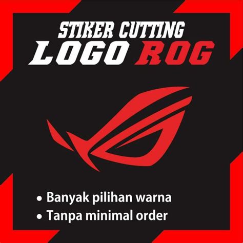 Stiker Logo Rog Republic Of Gamers Stiker Laptop Keren Lazada Indonesia