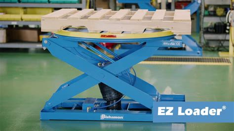 Automatic Pallet Positioner Ez Loader Youtube