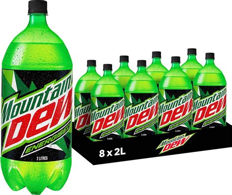 Mountain Dew Energised Soft Drink 8 X 2l Au Pantry Food