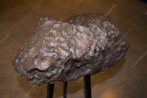 Iron meteorite - Stock Image - C048/0833 - Science Photo Library