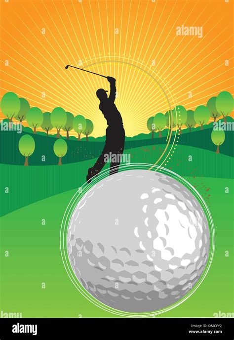 Afternoon Golf Stock Vector Images Alamy