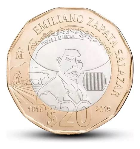 Moneda 20 Pesos Conmemorativa Zapata Veracruz Tenochtitlan En Venta En