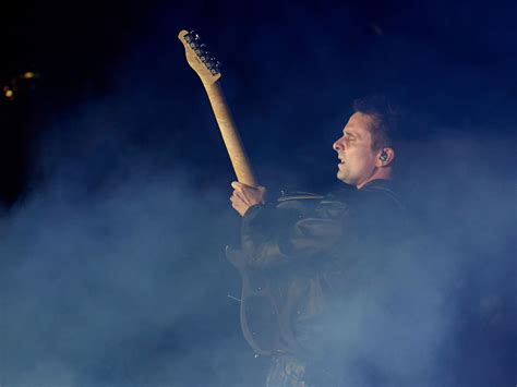 Matt Bellamy Guitar Smash