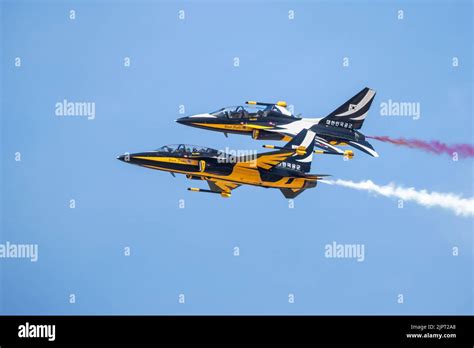 Republic Of Korea Air Force Black Eagles Aerobatic Display Team At