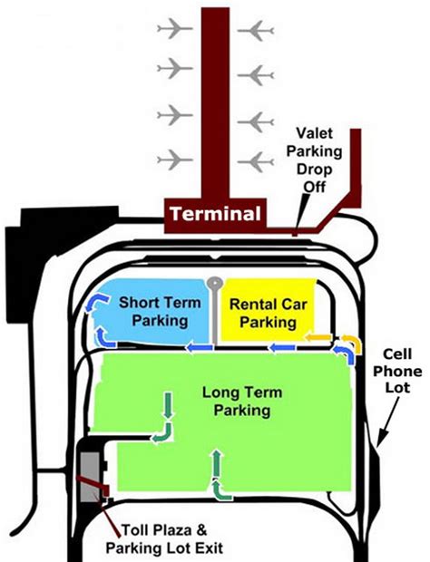 Airport Parking Map - colorado-springs-airport-parking-map.jpg