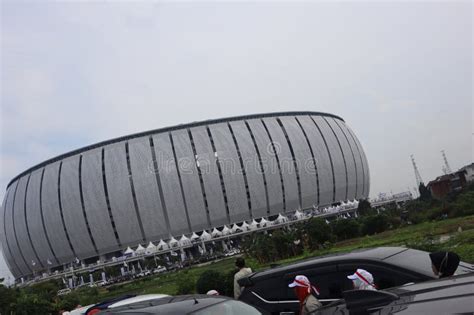 View of the JIS Stadium To the North Amidst Thousands of Volunteers ...