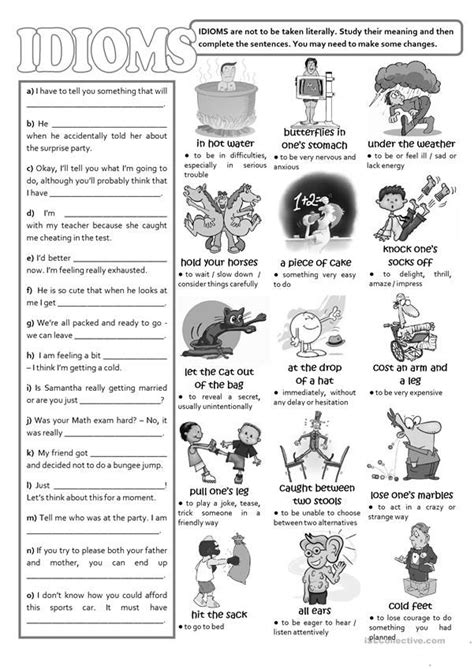 Idioms English Language Teaching English Idioms Idioms