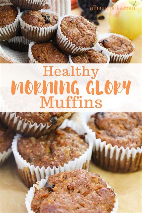 Healthy Morning Glory Muffins With Carrots Aileen Cooks