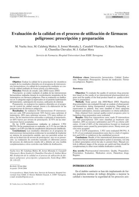 PDF Evaluación de la calidad en el proceso de utilización de