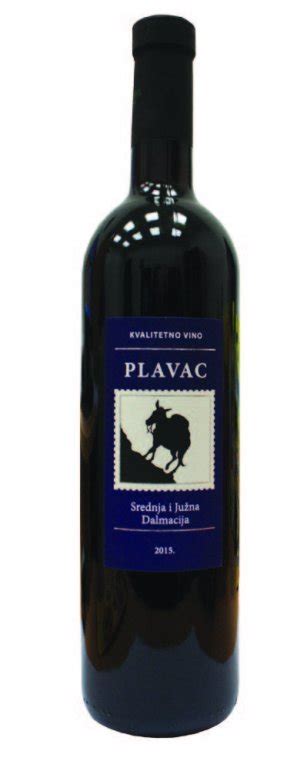 Vino crno kvalitetno Plavac Srednja i Južna Dalmacija Vinogorje