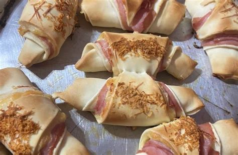 Receta Rápida Y Simple Cómo Hacer Medialunas De Jamón Y Queso Con Tapa