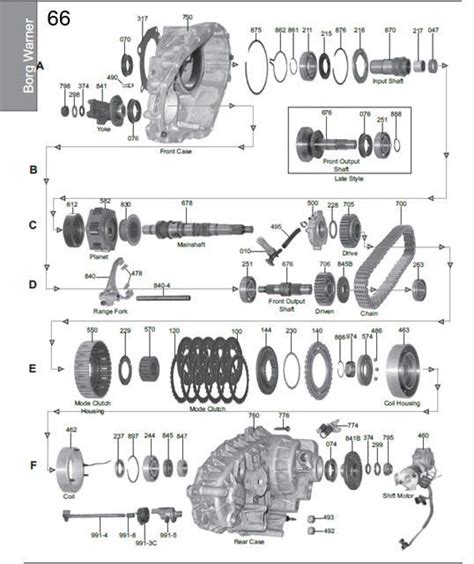 Borg Warner Transfer Case Diagram